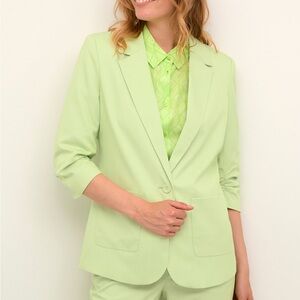 NWT Cocamia Blazer by Cream - melange power green